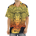 Indian Tribal Spiritual Elephant Print Aloha Shirt