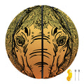 Indian Tribal Spiritual Elephant Print Basketball