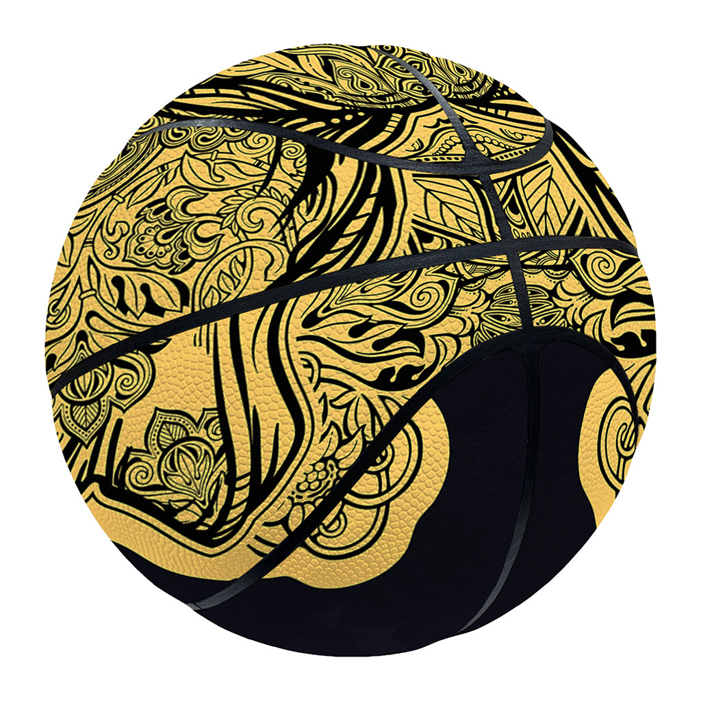Indian Tribal Spiritual Elephant Print Basketball