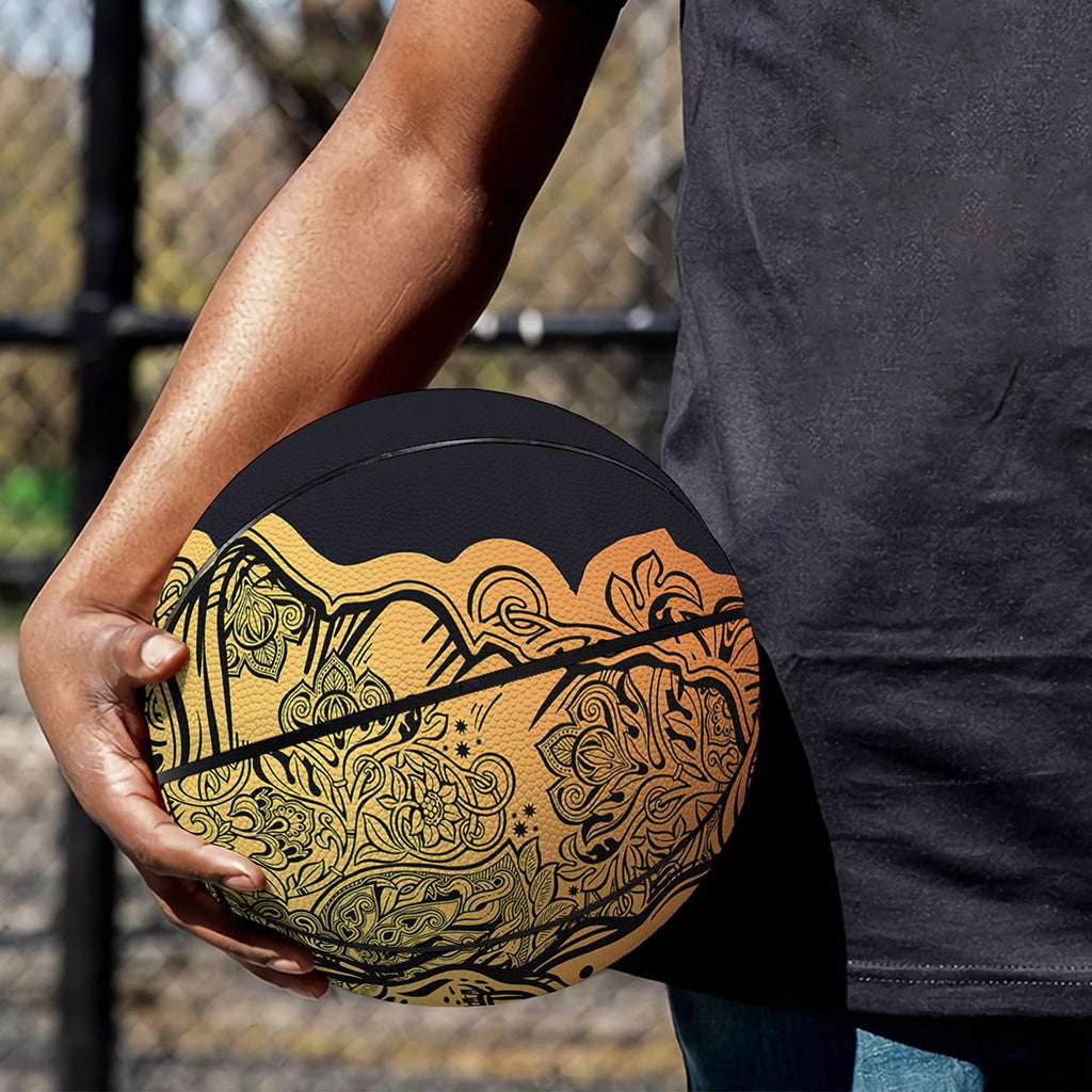 Indian Tribal Spiritual Elephant Print Basketball