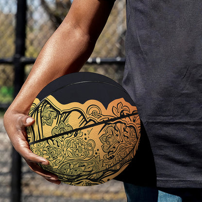 Indian Tribal Spiritual Elephant Print Basketball