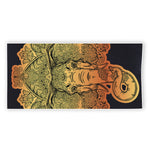 Indian Tribal Spiritual Elephant Print Beach Towel