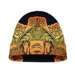 Indian Tribal Spiritual Elephant Print Beanie