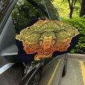 Indian Tribal Spiritual Elephant Print Car Side Mirror Covers