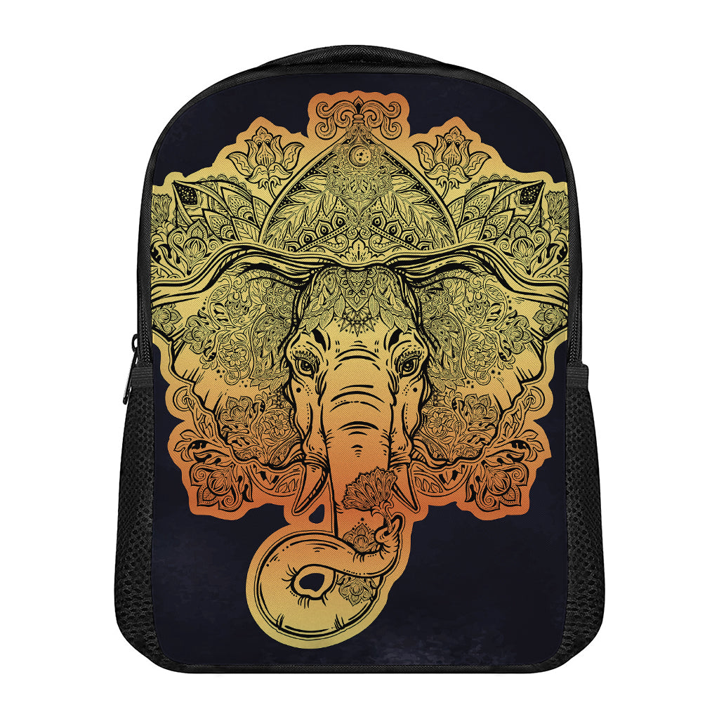Indian Tribal Spiritual Elephant Print Casual Backpack