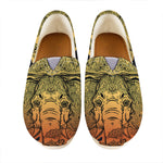 Indian Tribal Spiritual Elephant Print Casual Shoes