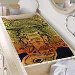 Indian Tribal Spiritual Elephant Print Changing Pad Cover