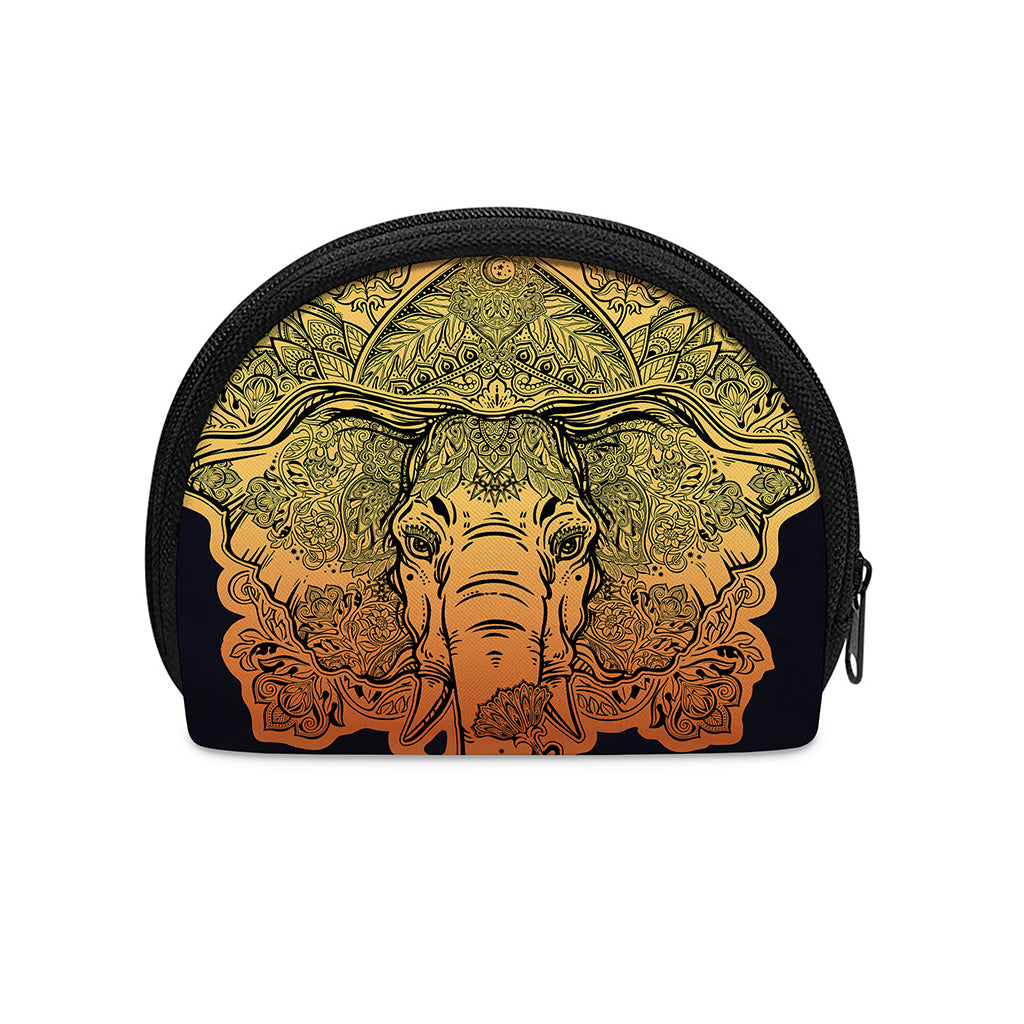 Indian Tribal Spiritual Elephant Print Coin Purse