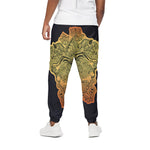 Indian Tribal Spiritual Elephant Print Cotton Pants