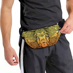 Indian Tribal Spiritual Elephant Print Fanny Pack