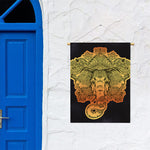 Indian Tribal Spiritual Elephant Print Garden Flag