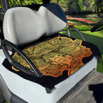 Indian Tribal Spiritual Elephant Print Golf Cart Seat Cover