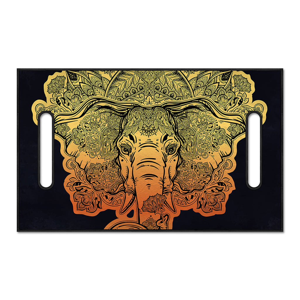 Indian Tribal Spiritual Elephant Print Golf Cart Seat Cover