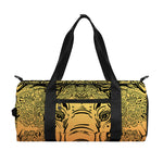 Indian Tribal Spiritual Elephant Print Gym Bag