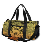 Indian Tribal Spiritual Elephant Print Gym Bag