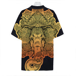 Indian Tribal Spiritual Elephant Print Hawaiian Shirt