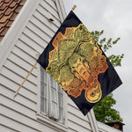 Indian Tribal Spiritual Elephant Print House Flag
