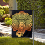 Indian Tribal Spiritual Elephant Print House Flag