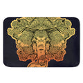 Indian Tribal Spiritual Elephant Print Indoor Door Mat