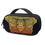 Indian Tribal Spiritual Elephant Print Insulin Cooler Travel Case