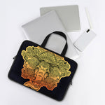 Indian Tribal Spiritual Elephant Print Laptop Sleeve With Handle