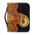 Indian Tribal Spiritual Elephant Print Leather Bible Cover