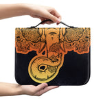 Indian Tribal Spiritual Elephant Print Leather Bible Cover