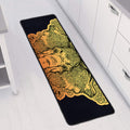 Indian Tribal Spiritual Elephant Print Long Kitchen Mat