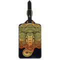 Indian Tribal Spiritual Elephant Print Luggage Tag