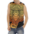 Indian Tribal Spiritual Elephant Print Men's Fitness Tank Top