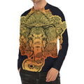 Indian Tribal Spiritual Elephant Print Men's Long Sleeve Rash Guard