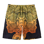 Indian Tribal Spiritual Elephant Print Men's Swim Trunks