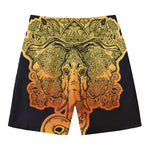 Indian Tribal Spiritual Elephant Print Men's Swim Trunks