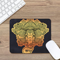 Indian Tribal Spiritual Elephant Print Mouse Pad