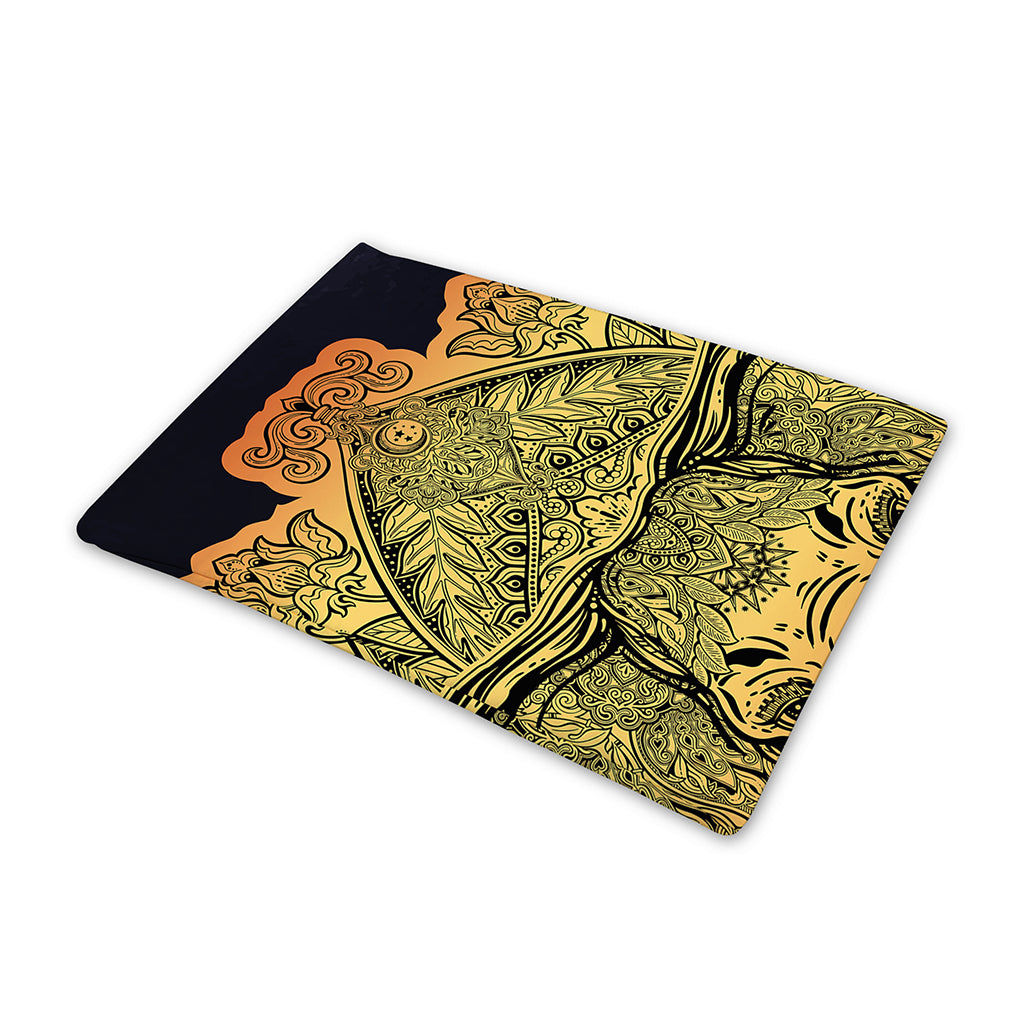 Indian Tribal Spiritual Elephant Print Pet Cooling Mat Cover