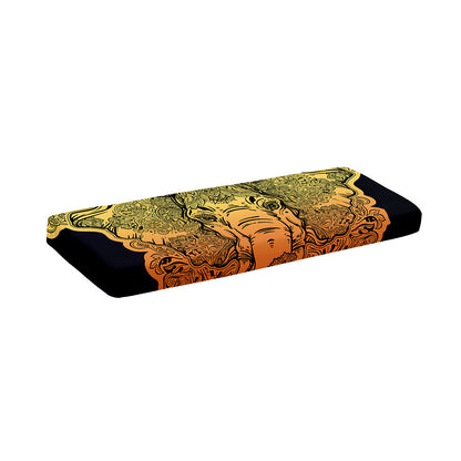Indian Tribal Spiritual Elephant Print Piano Keyboard Cover