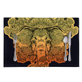 Indian Tribal Spiritual Elephant Print Placemat