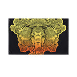 Indian Tribal Spiritual Elephant Print Polyester Flag