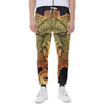 Indian Tribal Spiritual Elephant Print Scuba Joggers