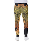 Indian Tribal Spiritual Elephant Print Scuba Joggers