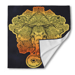 Indian Tribal Spiritual Elephant Print Silk Bandana