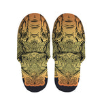 Indian Tribal Spiritual Elephant Print Slippers