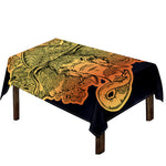 Indian Tribal Spiritual Elephant Print Tablecloth
