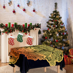 Indian Tribal Spiritual Elephant Print Tablecloth