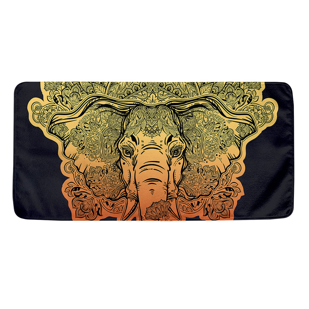 Indian Tribal Spiritual Elephant Print Towel