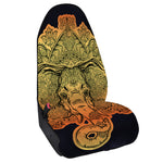 Indian Tribal Spiritual Elephant Print Waterproof Car Seat Cover