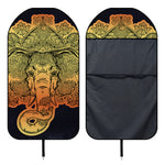 Indian Tribal Spiritual Elephant Print Waterproof Car Seat Cover