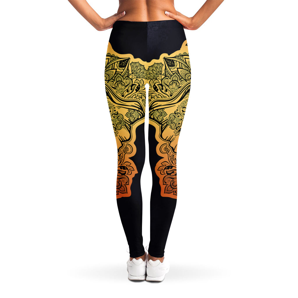 Indian Tribal Spiritual Elephant Print Women's Leggings