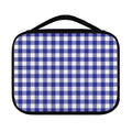 Indigo Blue And White Gingham Print Classic Bible Case