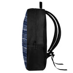 Indigo Dye Shibori Print 17 Inch Backpack